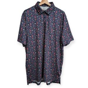 1764 Golf Sprinkles Donuts Milkshakes Treat Signature Polo Shirt Large